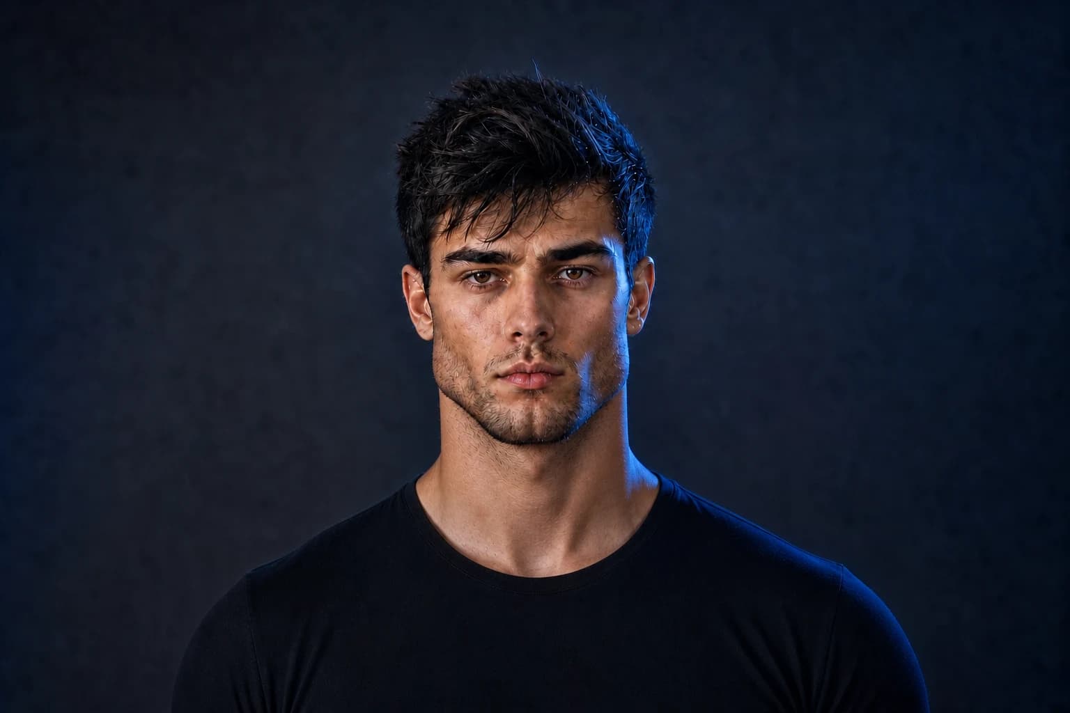 The same man after a clear haircut, beard, posture, fitness and style upgrade
