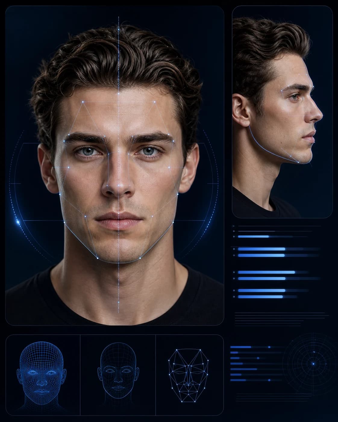 MogRise AI LooksMax report displayed on a smartphone